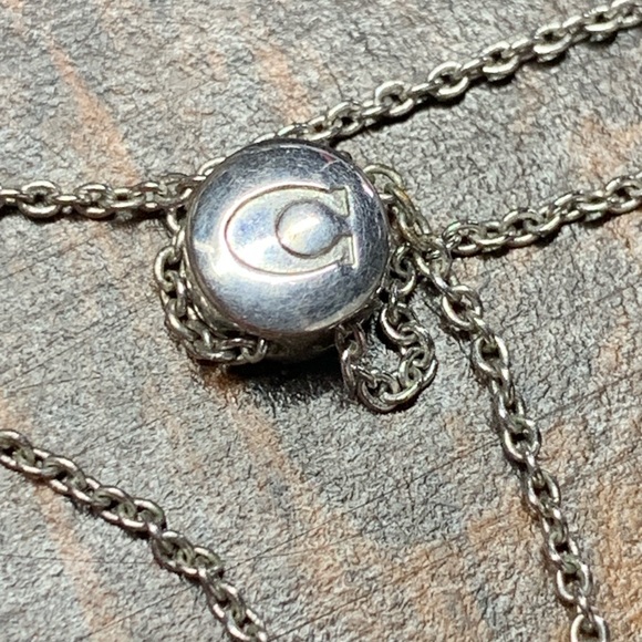 COACH Pave Signature Slider Bracelet silver with C l - Picture 3 of 7